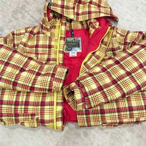 Burton Plaid Ski Snowboarding Jacket